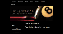 Desktop Screenshot of funsportsbar-xl.de